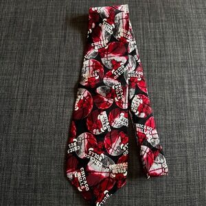 Vintage RMSport‎ Chicago Bulls Tie NBA Basketball Silk Necktie Novelty 0232